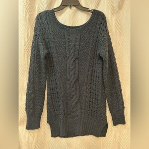 Aeropostale Charcoal Knit Pullover
